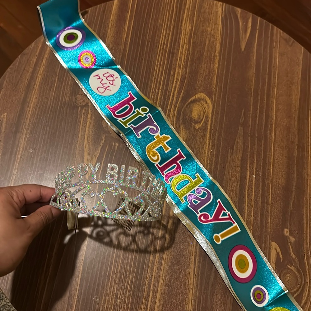 Birthday Sash & Crown